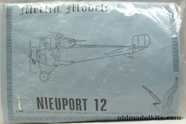 Merlin Models 1/48 Nieuport 12 - Bagged, Q4 plastic model kit